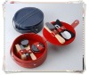 shoe polish kit leather case