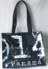 shopping bag, environment friendly bag re-use PVC bag fashion ladies' bag