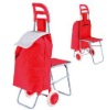 shopping bag with chair