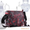 shoulder printed fabric laptop bag