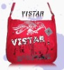 shoulder tarpaulin bag for teenger with printed LOGO