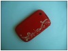 silicone case for blackberry 8520,printing flower