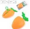 silicone coin bag purse  carrot