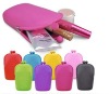 silicone cosmetic purse bag