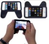 silicone game stand holder Cover case for iPhone 4G