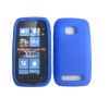 silicone protector case for nokia N710 blue