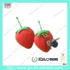 silicone rubber strawberry key wallets