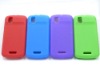 silicone skin cover case for motorola a957