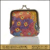 silk printing pu coin purse