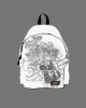 silk screen backpack bag in 600D polyester