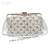 silver Aluminum evening bags WI-0846