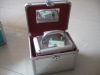 silver aluminum cosmetic set box