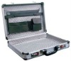 silver alumiunm brief laptop case