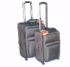 silver color trolley bag