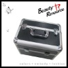 silver edge aluminum cosmetic case