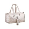 silver leather Handbag