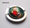 silver metal purse hook Brand new folded dia 45mm