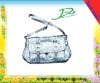 silver pu shoulder bag