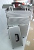 silver three layer aluminum trolley