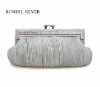 silver-tone hardware newest evening bag/clutch