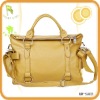 simple and practical pu handbag which can be handle and shouldered