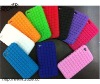 simple chocolate style silicone case for iphone4