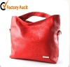 simple design genuine leather ladies grab bag of top quality