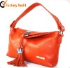 simple design genuine leather ladies handbag of top quality