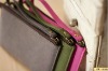 simple design imitation leather multicolor credit card bags coin purse
