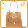 simple design ladies genuine leather handbag