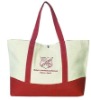 simple designed canvas tote bag for promotional use