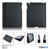 simple folding design mobile phone PU leather case for i pad2