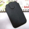 simple pu or leather phone pouch