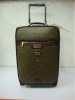 single wheel PU luggage  travel bag