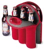 six bottle chiller with handle ,Champagne cooler, neoprene wrapper, beer cooler,6 bottle warmer bag