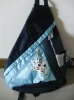 sling backpack, triangular backpack, sling pack