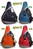 sling backpack, triangular backpack, sling pack