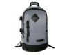 sliver fashion leisure camping backpack outdoor knapsack
