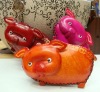 small Pig shape leather Coin Purses