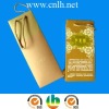 small colored kraft brown paper bags