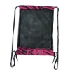 small drawstring mesh bag