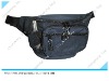 small gray fashion zipper waist bag