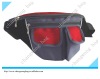 small red fashion zipper waist bag
