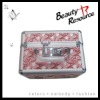 small size two layer aluminum cosmetic box