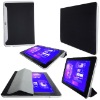 smart Cover Design Leather Case Cover For Samsung Galaxy Tab 10.1 P7510(Black Color)