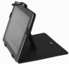 smart cover leather case for iPad 2 with magnetic stand