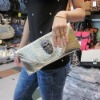 snake skin leather skull clutch bag(LODAY BAG-302)