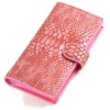 snake skin leather wallet