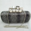 snake skin print Evening bag