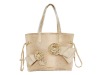 snake skin print fashion handbag